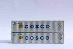 COSCO (GOH) label JTC # 405312 40' Standard height (8'6") corrugated side steel containers