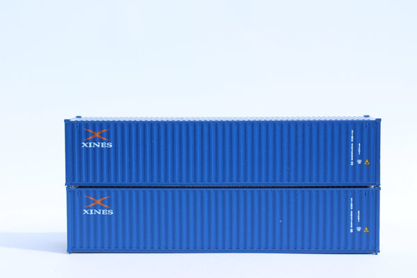 XINES LIMITED JTC # 405303 40' Standard height (8'6") corrugated side steel containers