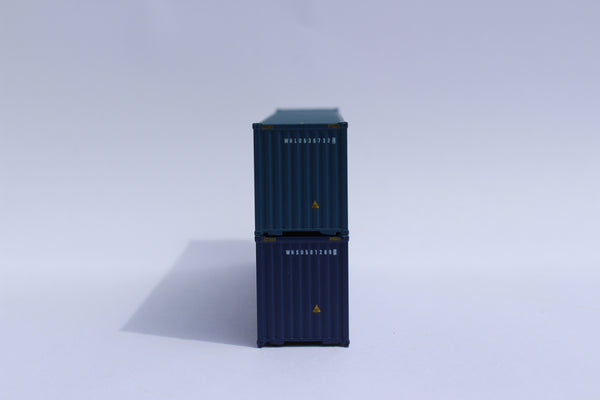 WAN HAI – 40' HIGH CUBE containers with Magnetic system, Corrugated-side. JTC # 405054