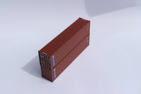 CRONOS (brown)– 40' HIGH CUBE containers with Magnetic system, Corrugated-side. JTC # 405016