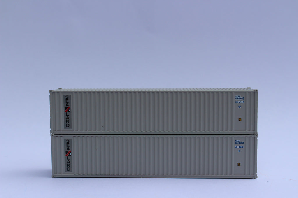 SEALAND - JTC # 405501 40' Standard height (8'6") corrugated PANEL side steel containers