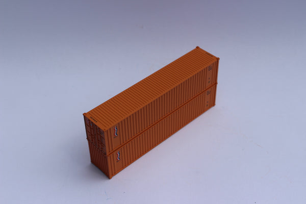 SEA CONTAINERS - JTC # 405509 40' Standard height (8'6") corrugated PANEL side steel containers