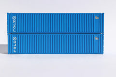 HANJIN (early) 40' Std. Height 2-P-44-P-2 'Square Corrugated' side containers JTC # 405555