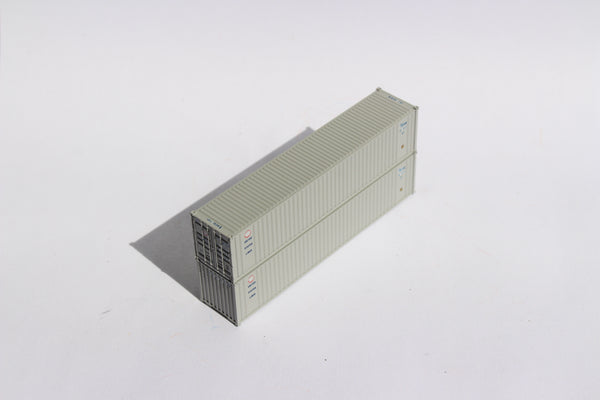 US LINES - JTC # 405507 40' Standard height (8'6") corrugated PANEL side steel containers