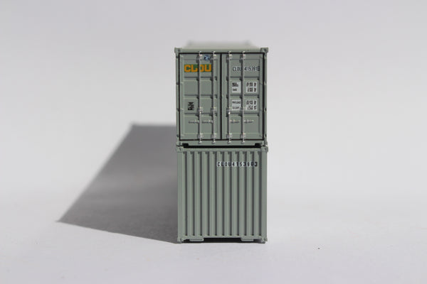CLOU 40' Std. Height 2-P-44-P-2 'Square Corrugated' side containers JTC # 405551