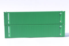 EVERGREEN (early) 40' Std. Height 2-P-44-P-2 'Square Corrugated' side containers JTC # 405554