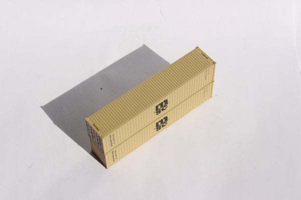 MSC MEDU (beige)– 40' Std. height containers with Magnetic system, Corrugated-side. JTC # 405336