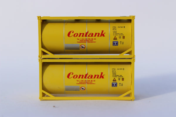 CONTANK ( Yellow) 20' Standard Tank Container (full wrap around walkway) 205243 SOLD OUT