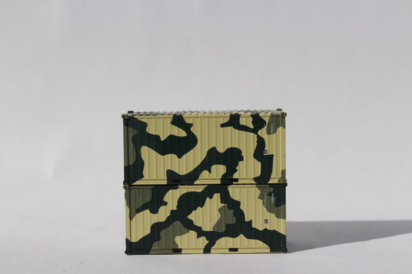 US ARMY CAMO 'A', MILITARY SERIES 20' Std. height containers with Magnetic system, JTC-205387    SOLD OUT