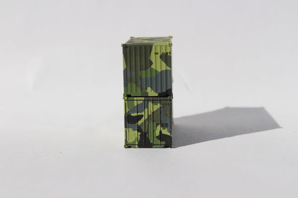 APMU CAMO 'A', MILITARY SERIES 20' Std. height containers with Magnetic system. JTC-205389  SOLD OUT