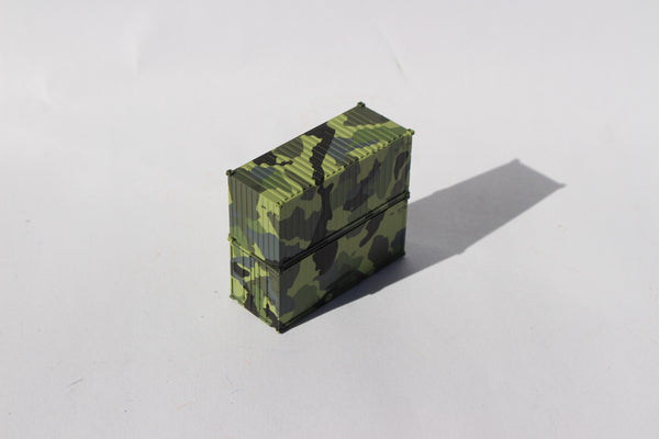 APMU CAMO 'A', MILITARY SERIES 20' Std. height containers with Magnetic system. JTC-205389  SOLD OUT
