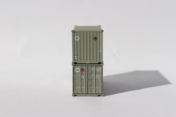 USMU 'A', MILITARY SERIES 20' Std. height containers with Magnetic system. JTC-205449
