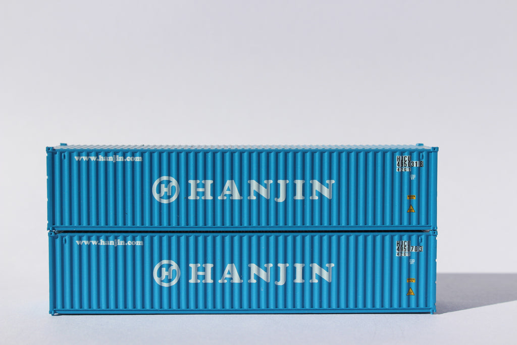 HANJIN 40' Std. (8'6") corrugated side containers JTC # 405320