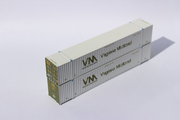 "VS" Virgina Midland 53' HIGH CUBE 6-42-6 corrugated containers. JTC# 535088