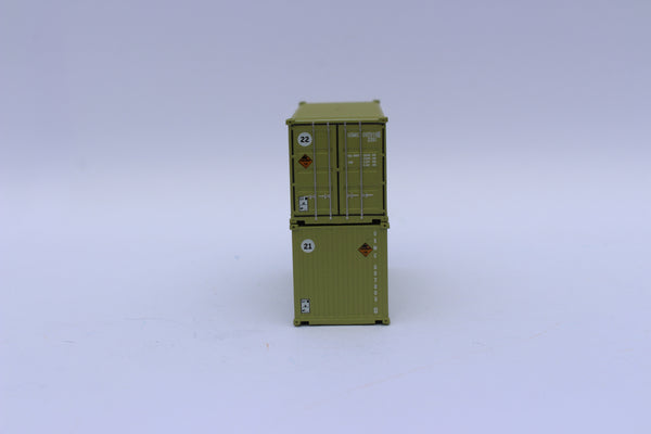 205456 USMC Military (Marines)  MILITARY SERIES 20' Std. height containers with Magnetic system, JTC-205456