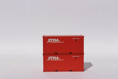 XTRA International (MLCU Matson lease) 20' Std. height containers with Magnetic system, Corrugated-side. JTC-205372