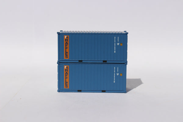 RAFFLES 20' Std. height containers with Magnetic system, Corrugated-side. JTC-205384