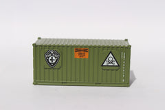 "VS" USMC (FMF) Fleet Marine Forces Storage container-Olive,  MILITARY SERIES 20' Std. height (SINGLE) container with Magnetic system, JTC-205706