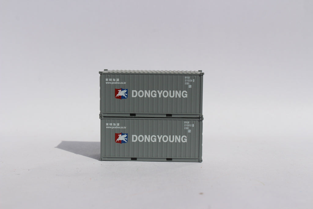 DONG YOUNG 20' Std. height containers with Magnetic system, Corrugated-side. JTC-205440