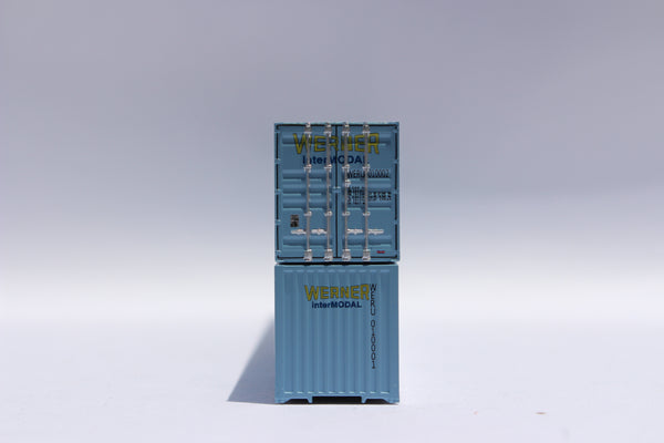 Werner Global 53' HIGH CUBE 8-55-8 corrugated containers. JTC # 537008
