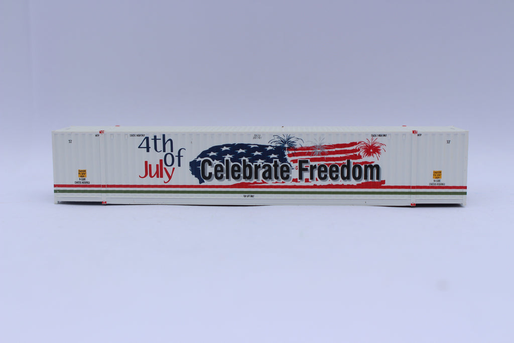 "VS" 4th of July - 53' HIGH CUBE 6-42-6 corrugated containers with Magnetic system. JTC# 535093 SOLD OUT