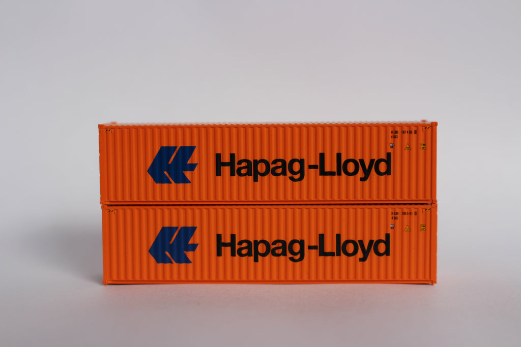 HAPAG LlOYD (SNCH Certified Label)- JTC # 405164 40' High Cube with stacking system. JTC# 405164