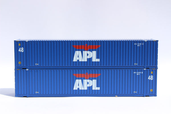 APL (large logo) Set #2, 48' HC 3-42-3 corrugated containers with Magnetic system, JTC # 485018