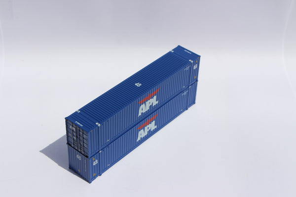 APL (large logo) Set #2, 48' HC 3-42-3 corrugated containers with Magnetic system, JTC # 485018