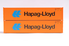 HAPAG LlOYD (Lt Blue LOGO) - 40' Standard height (8'6") corrugated side steel containers. JTC # 405348