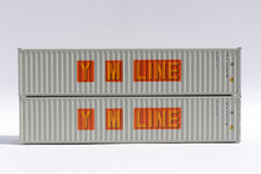 YM LINE (early scheme) - 40' Standard height (8'6") corrugated side steel containers. JTC # 405345