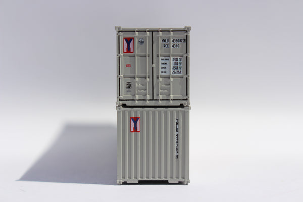 YM LINE (early scheme) - 40' Standard height (8'6") corrugated side steel containers. JTC # 405345