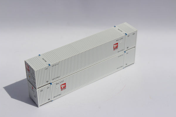 White Arrow (WARU) 53' HIGH CUBE 8-55-8 corrugated containers. JTC # 537042