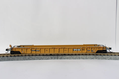 DTTX NSC 53' well car. Class NWF13 - 17 Post version 8 conspicuity stripes. JTC 772030 SOLD OUT