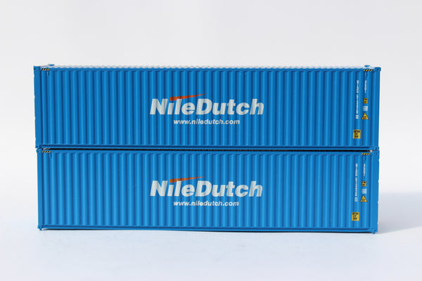 NileDutch 40' HIGH CUBE containers with Magnetic system, Corrugated-side. JTC# 405060