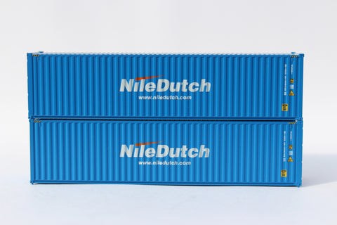 NileDutch 40' HIGH CUBE containers with Magnetic system, Corrugated-side. JTC# 405060