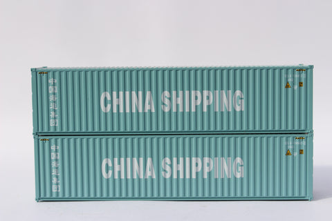 CHINA SHIPPING (CCLU Costco Shipping)  40' HC corrugated side steel containers, JTC # 405076