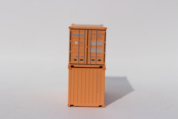 HAPAG-LlOYD Faded 20' Std. height containers with Magnetic system, Corrugated-side. JTC-205483