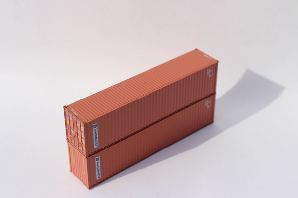 Florens (vertical logo) – 40' HIGH CUBE containers with Magnetic system, Corrugated-side. JTC # 405188