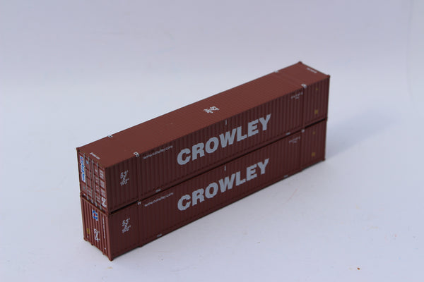 Crowley brown "Website" Ocean 53' N Containers with IBC castings at 53' corner. JTC # 535078