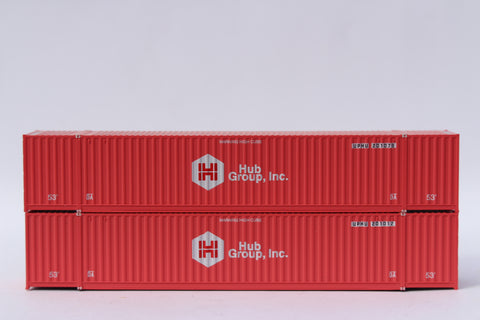 UPHU - FADED, UPHU PATCH OF ex-HUB GROUP Set 2 - 53' HIGH CUBE, 6-42-6 corrugated containers with Magnetic system, Corrugated-side. JTC #535067