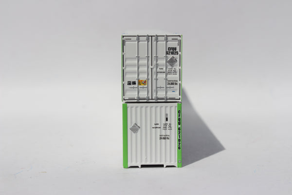 COFC LOGISTICS 53' HIGH CUBE 8-55-8 corrugated container, set #1. JTC # 537057