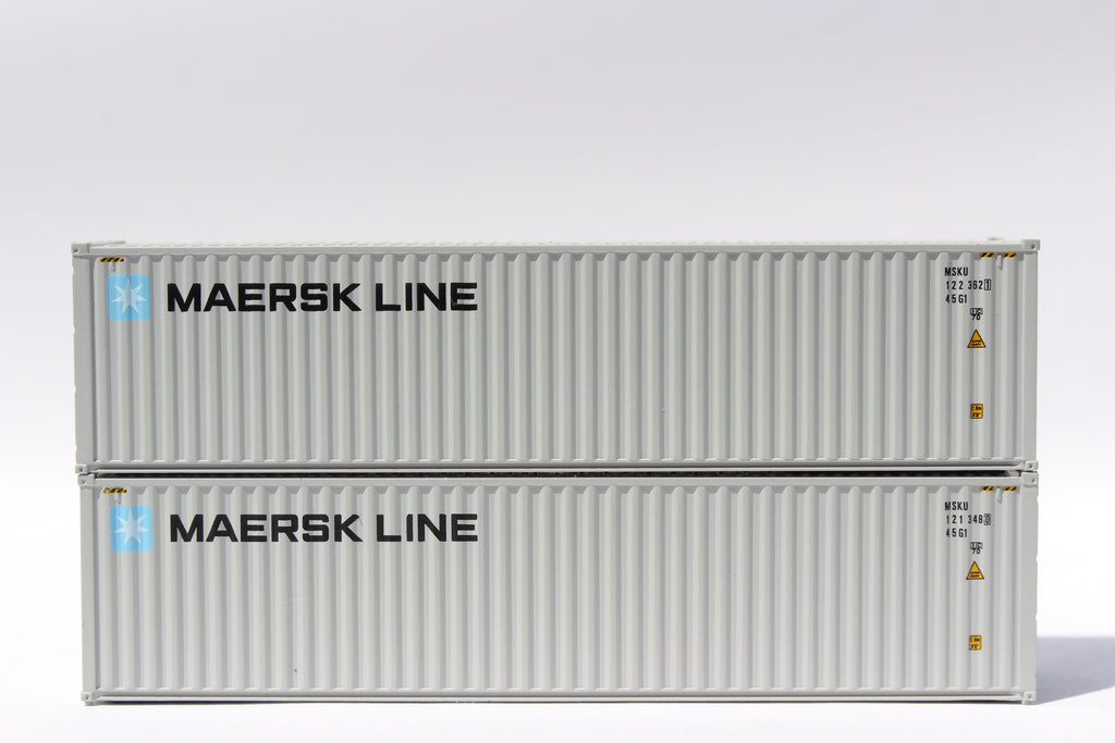 MAERSK LINE 40' HIGH CUBE containers with Magnetic system, Corrugated-side. JTC # 405059