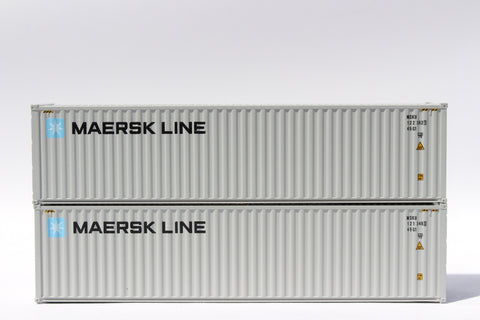 MAERSK LINE 40' HIGH CUBE containers with Magnetic system, Corrugated-side. JTC # 405059