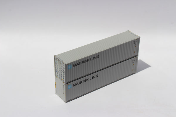 MAERSK LINE 40' HIGH CUBE containers with Magnetic system, Corrugated-side. JTC # 405059