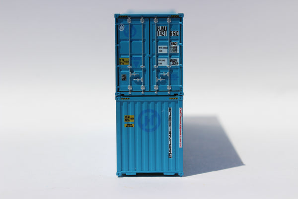 SEACO 40' HIGH CUBE (Ex-Hanjin blue patch) containers with Magnetic system, Corrugated-side. JTC # 405178