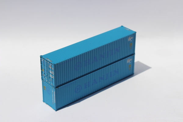 SEACO 40' HIGH CUBE (Ex-Hanjin blue patch) containers with Magnetic system, Corrugated-side. JTC # 405178