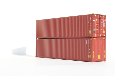 Giant Tiger (Tigre Geant) Set #1 53' HIGH CUBE 8-55-8 corrugated containers  with Magnetic system. JTC # 537061