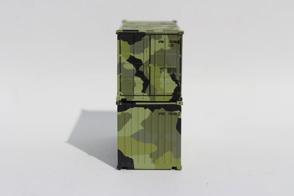 APMU CAMO 'B', (No sand) MILITARY SERIES 20' Std. height containers with Magnetic system. JTC-205390