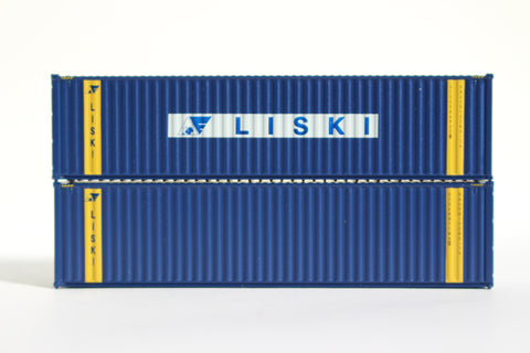 LISKI 40' HIGH CUBE containers with Magnetic system, Corrugated-side. JTC# 405031