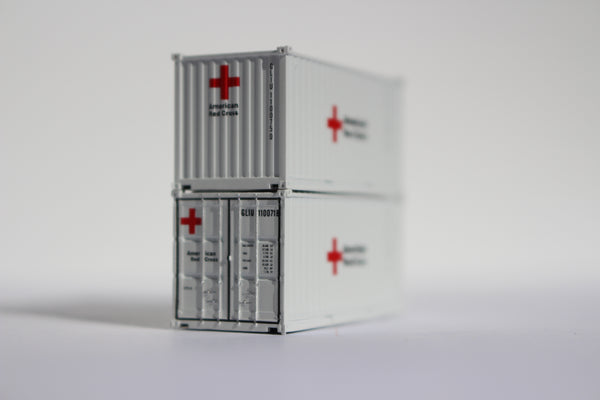 Special Run American Red Cross 20' std. containers - Item # FMS 10 / 11